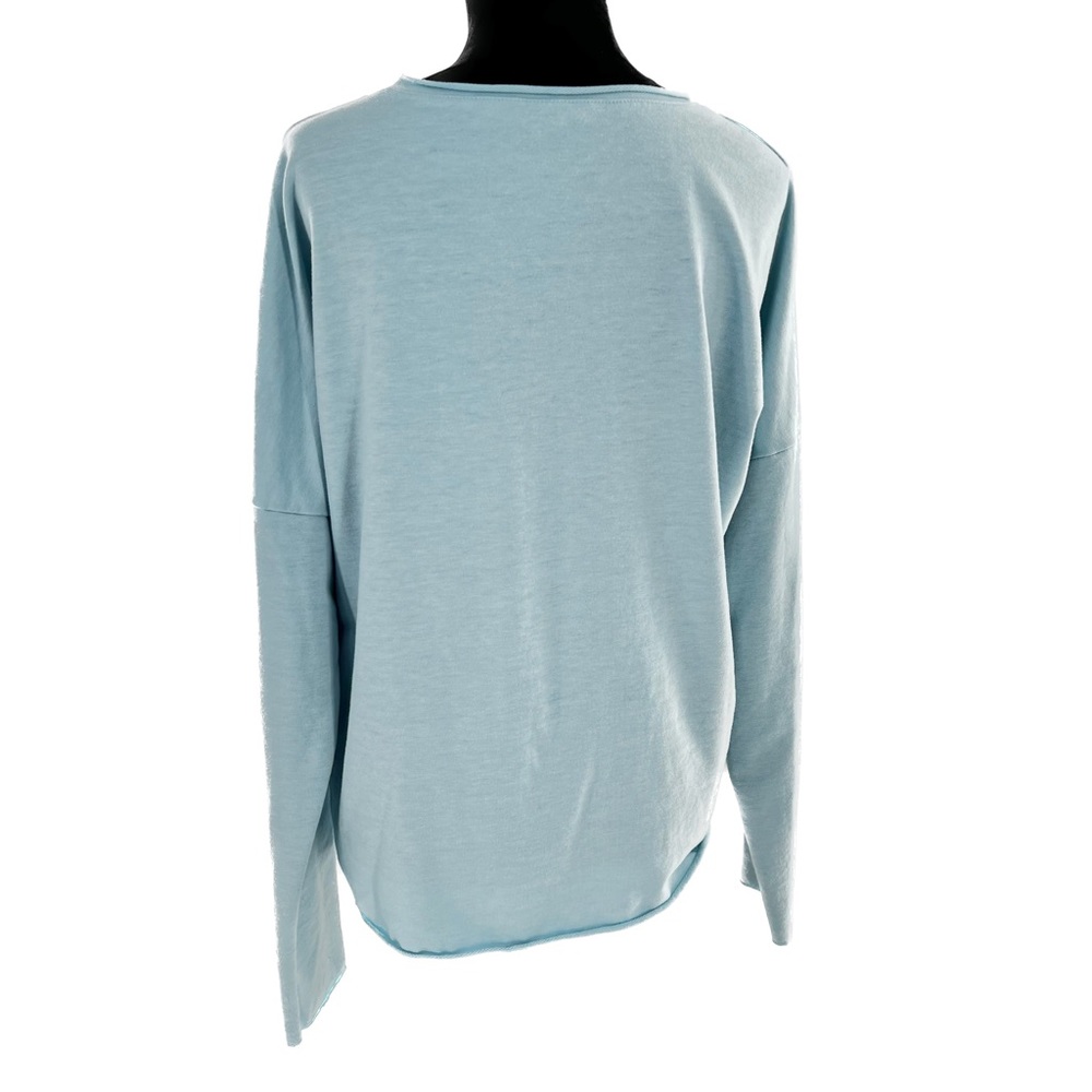 Lilicloth Graphic Yes I'm Cold ME 24:7 Long Sleeve Baby Blue T-Shirt Size Medium - Picture 13 of 17